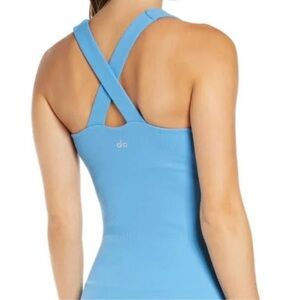 Alo Yoga Elevate Tank - Marina Blue - Medium